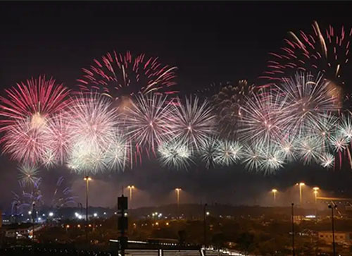 东港市焰火晚会
